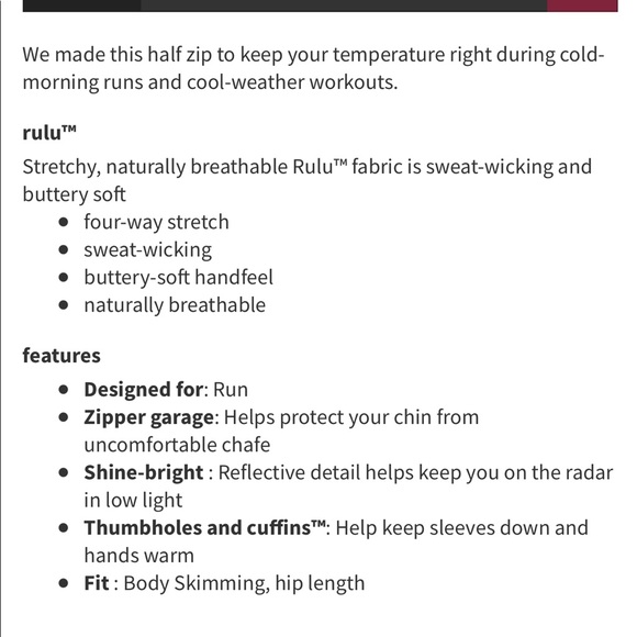 Lululemon Run Briskly 1/2 Zip - Picture 12 of 12